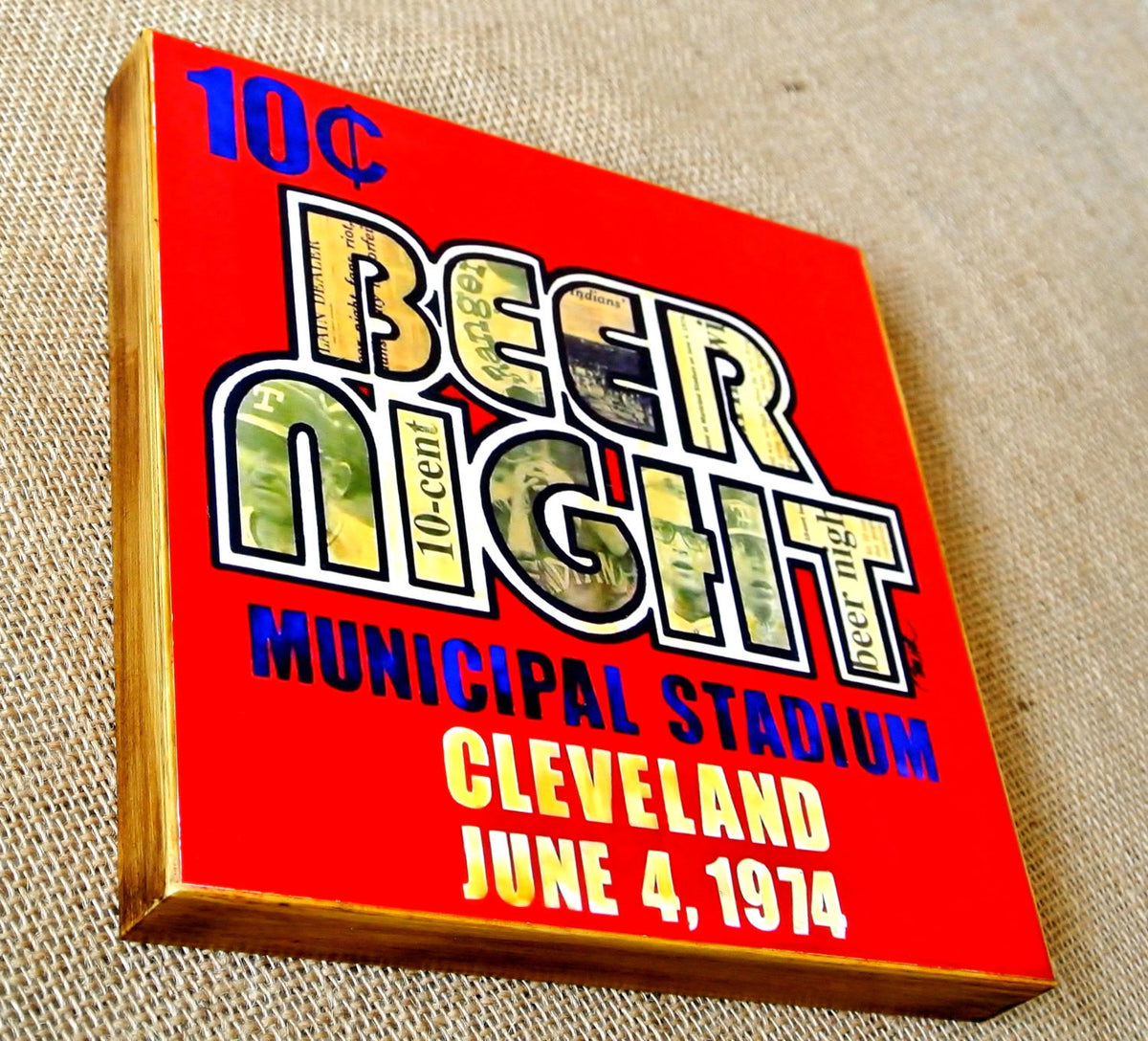 Ten Cent Beer Night, Cleveland Vintage Apparel