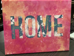 HOME Fabric Wall Art