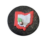 Buckeye Polymer Clay Magnet