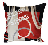 Buckeye Geometric Circle Throw Pillow