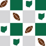 Waffle Kitchen Towel Checkered - Sports Theme