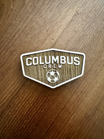 Columbus Crew Wood Magnet