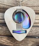 Guitar Pick 3 D Multilayered Wood Ornament