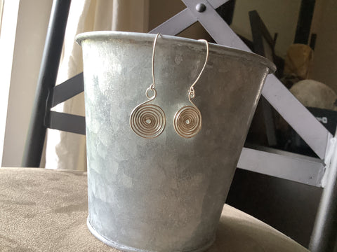 Nazca Spiral Wire Earrings