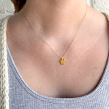 Ohio Stamped Necklace - Gold