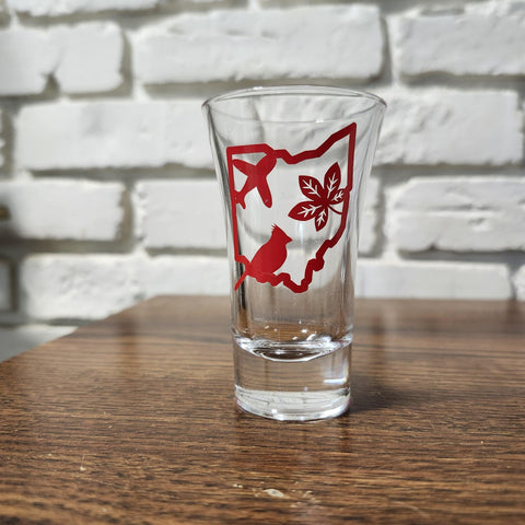 Ohio Themed Shot Glass