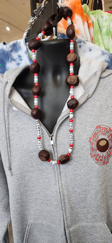 Buckeye and Bead Necklace 2024 National Champions