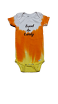 Candy Corn Tie Dyed Onesies