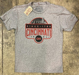 Vintage Cincinnati Skyline T-Shirt - Celebrate Local, Shop The Best of Ohio