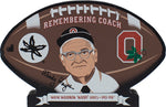 Coach Woody Hayes  Remembrance Ohio State  Wood Shelf Sitter